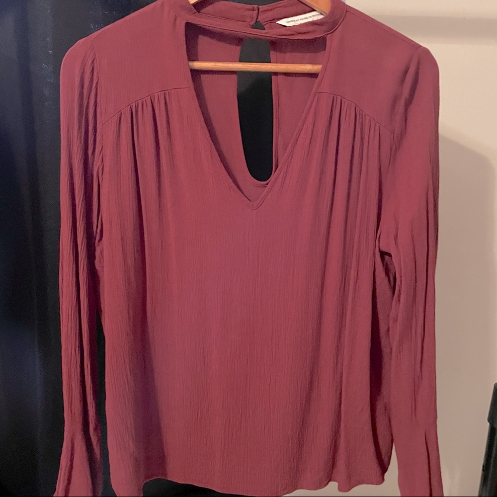 American Eagle Bell Sleeves Blouse